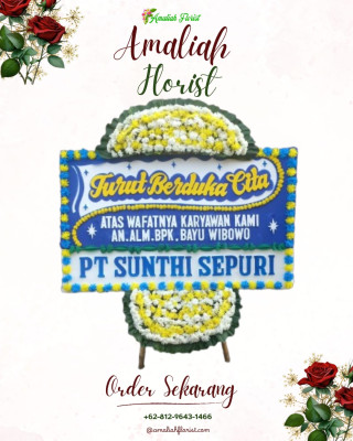 Papan Bunga Duka di Kebun Kenanga