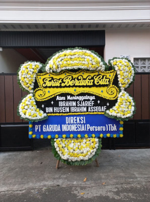 Papan Bunga Duka di Kebun Kenanga